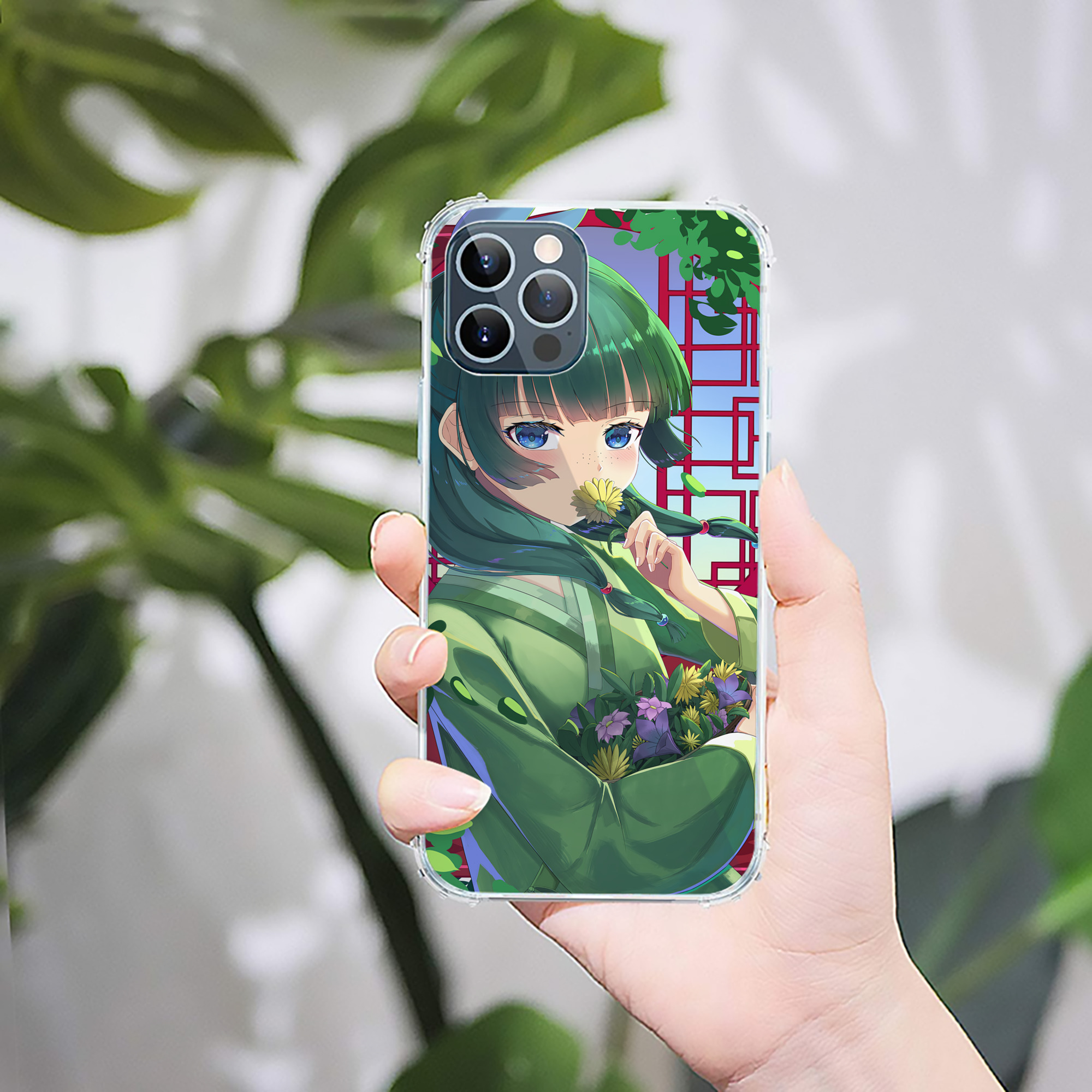 （画像用） 薬屋のひとりごと The Apothecary Diaries 【iPhone 12シリーズ対応】透明スマホケース（クリアソフトケース）